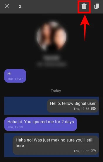 android chat messages 21 как удалить сигнал с телефона