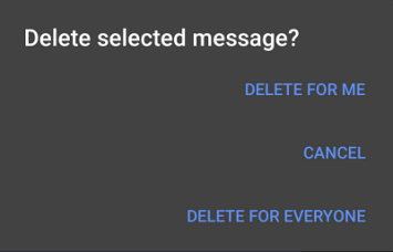 android chat messages 3 как удалить сигнал с телефона