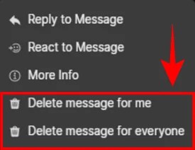 pc delete for me everyone как удалить сигнал с телефона