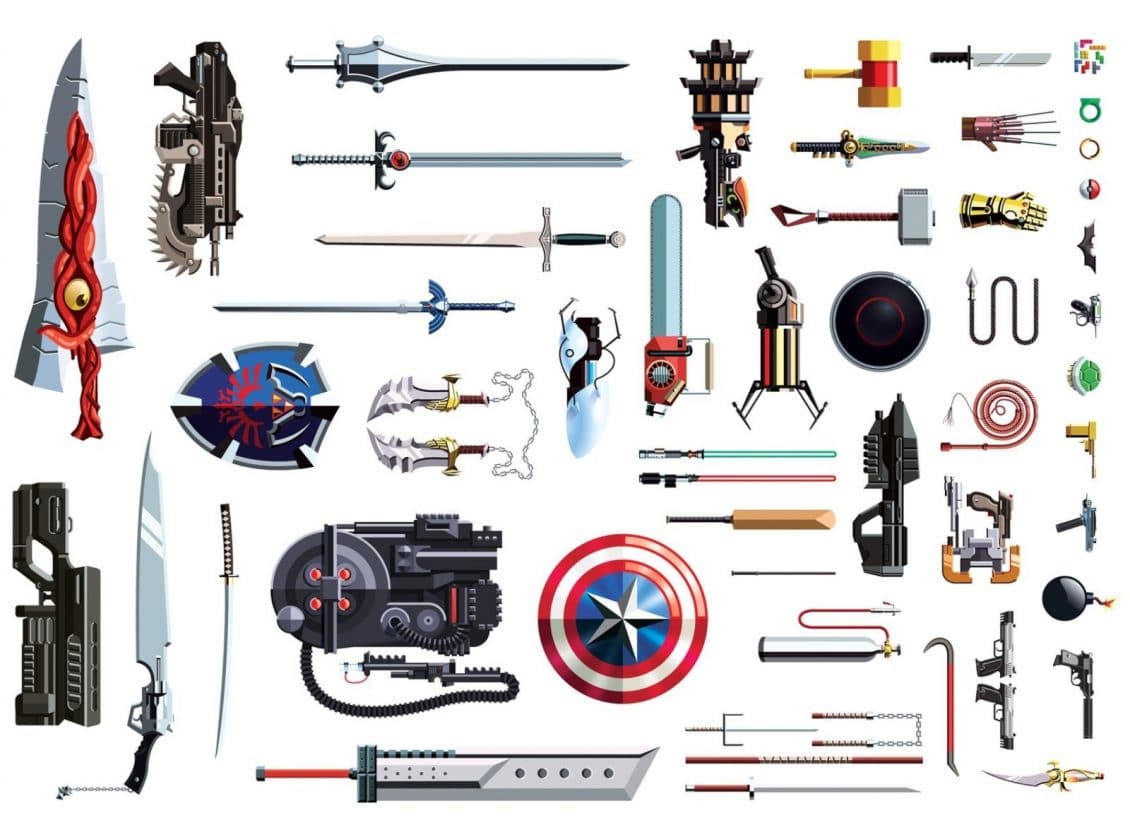 Weekly Nerd Chat Iconic Weapons Nerds on Earth