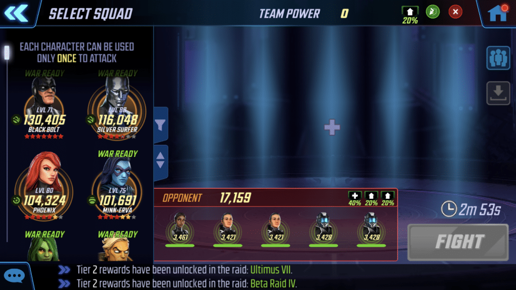 Marvel Strike Force Alliance War Updates! Nerds on Earth