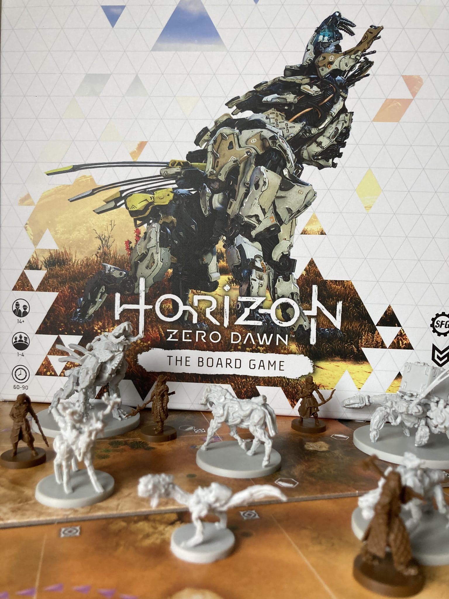 Board Game Review Join the Hunters' Lodge in the Horizon Zero Dawn