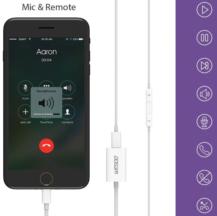 Best 2in1 Lightning Splitter (Adapter) for iPhone 7, 8 and X Nerd Techy