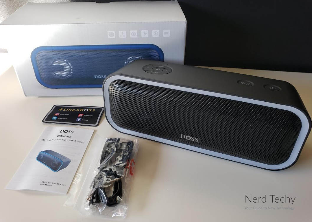 DOSS SoundBox Pro+ Review: Small & Powerful Bluetooth Speaker - Nerd Techy