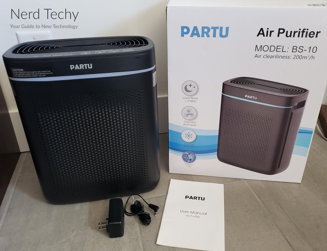 InDepth Review of the PARTU BS10 Air Purifier Nerd Techy