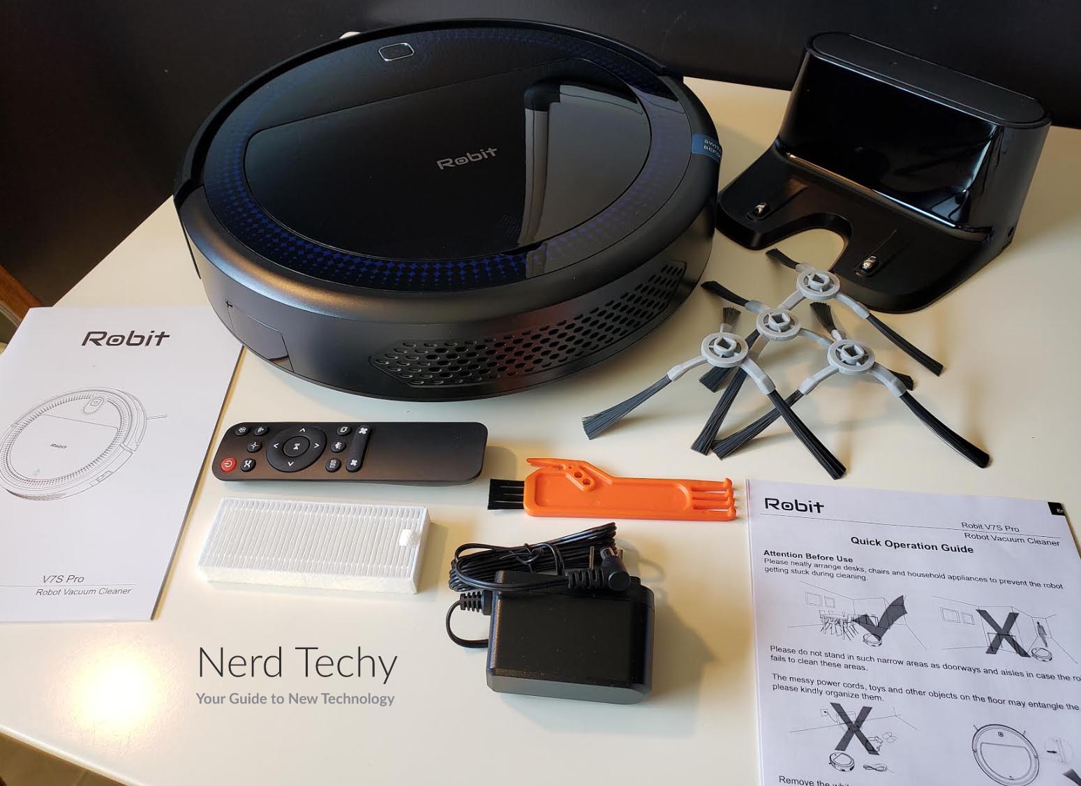 Handson Review of the Robit V7S Pro Robotic Vacuum Cleaner Nerd Techy
