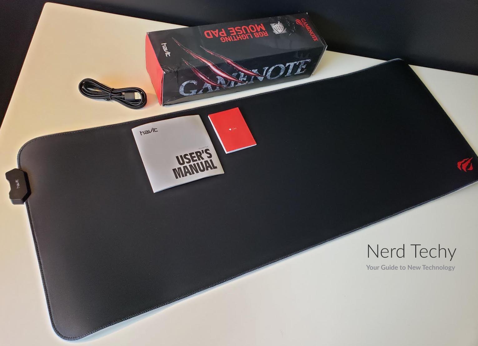Handson Review of the Havit RGB Gaming Mouse Pad Nerd Techy