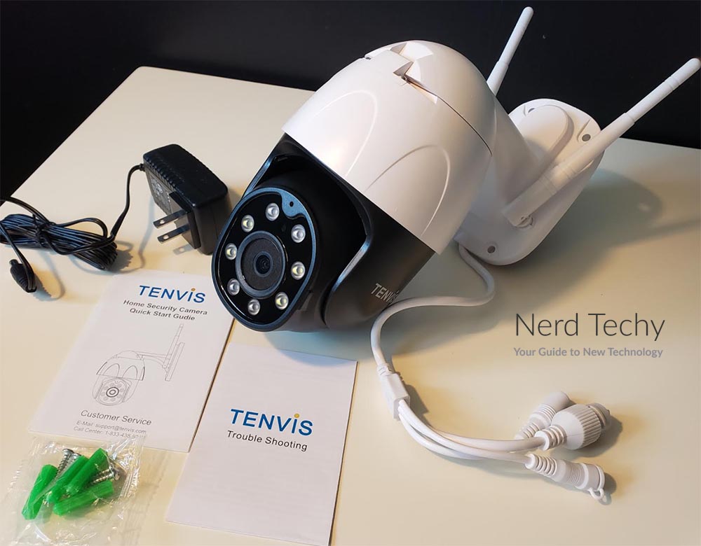 TENVIS FHD (PTZ) 1080p Outdoor Security Camera Review - Nerd Techy