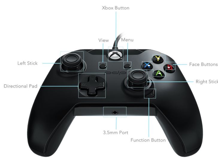 Pdp xbox one controller multimediadarelo