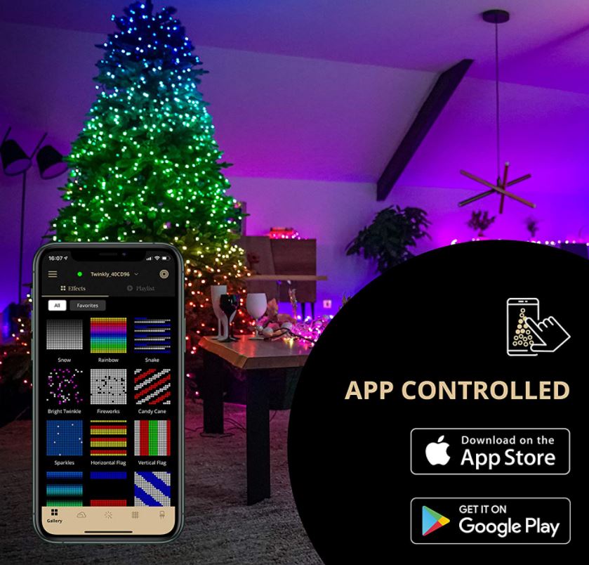 Best Bluetooth Outdoor & Indoor Christmas Tree LED Lights Nerd Techy