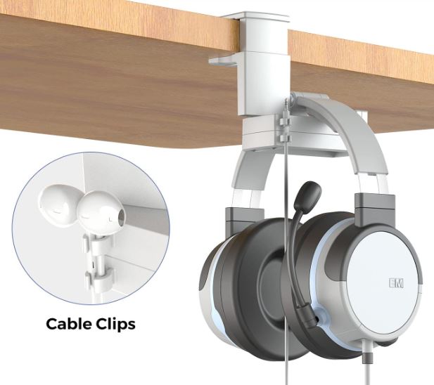 5 Best UnderDesk Headphone & Headset Hangers (2023 Updated)