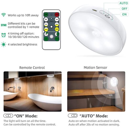 Best LED Puck Lights w/ Wireless Remote in 2023 Nerd Techy