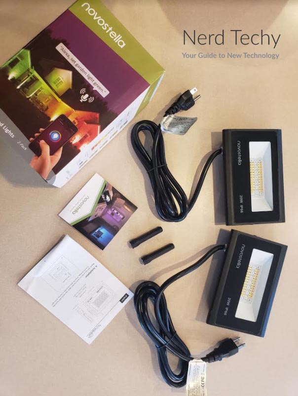 Review of the Novostella 20W Smart LED Flood Lights Nerd Techy