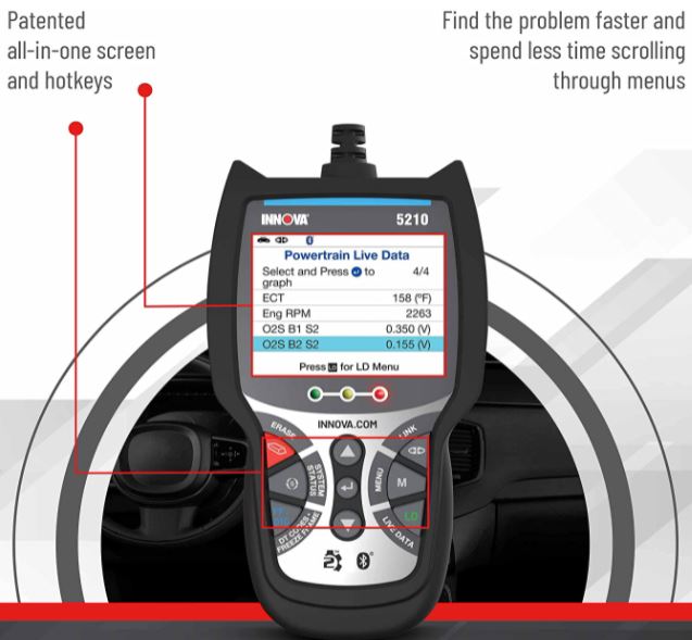 Review of the INNOVA CarScan Advisor 5210 Code Scanner Nerd Techy