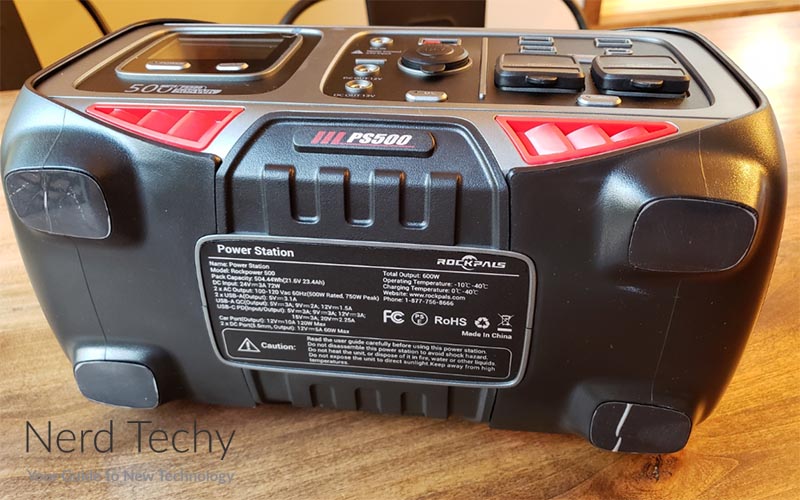 Helpful Review of the ROCKPALS 500W Portable Power Station Nerd Techy