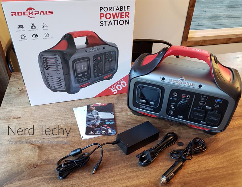 Helpful Review of the ROCKPALS 500W Portable Power Station Nerd Techy