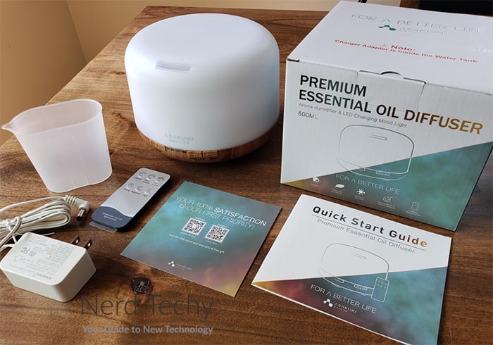 ASAKUKI 500ml Premium Essential Oil Diffuser Review - Nerd Techy