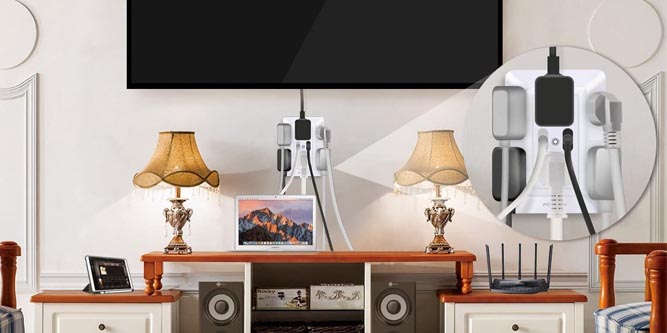 POWRUI USB Wall Charger Review (6-Outlet Extender) - Nerd Techy