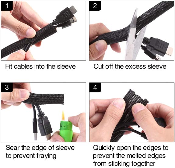 Best Wire & Cord Cover (Sleeves) for Protecting Cables Nerd Techy