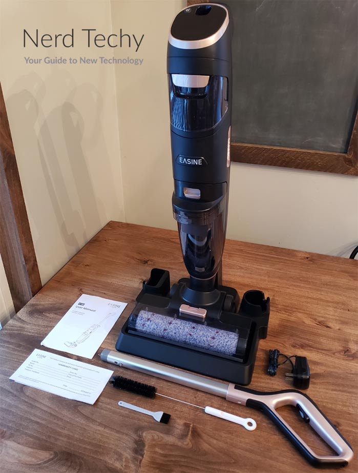 Review Easine ILIFE W100 Smart Wet/Dry Mop & Vacuum Cleaner Nerd Techy