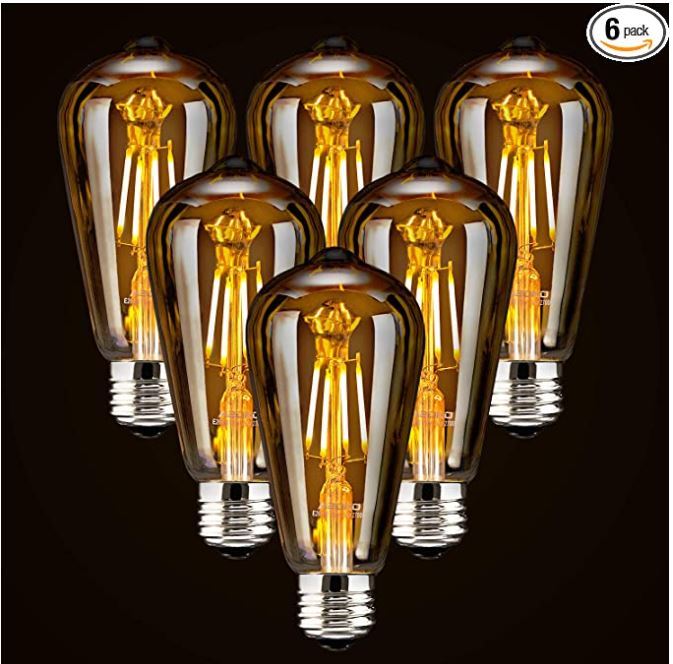 Best VintageStyle Edison LED Light Bulbs (Dimmable) Nerd Techy