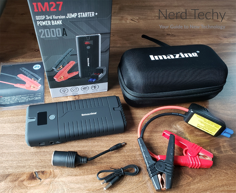Imazing IM27 Portable Jump Starter Review & Analysis Nerd Techy