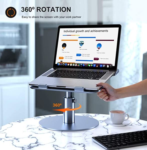 Best 360° Rotating Swivel Laptop Riser Stands for 2023 Nerd Techy