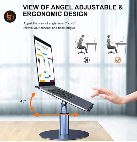 Best 360° Rotating Swivel Laptop Riser Stands for 2023 Nerd Techy