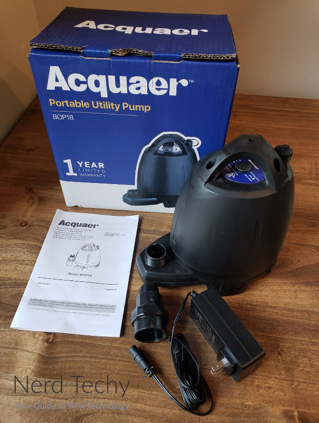 Review & Analysis Acquaer (Battery Powered) Submersible Water Pump