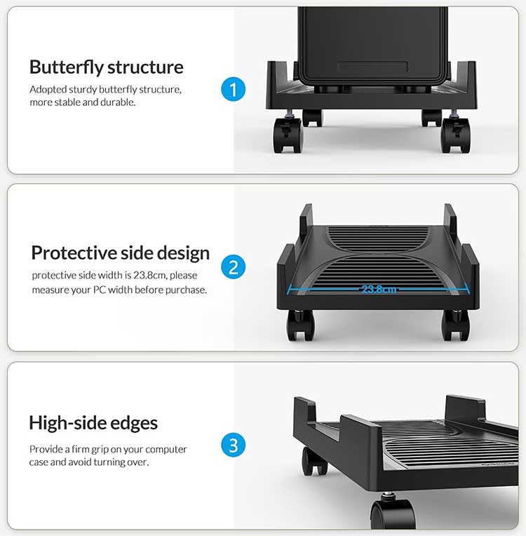 5 Best Computer Tower Stands [HighQuality, Sturdy Options 2024]