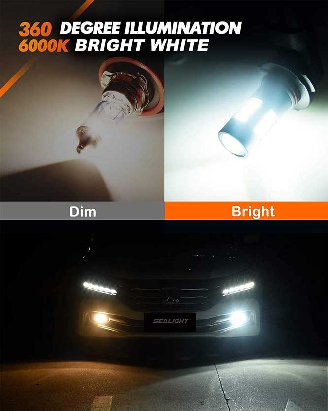 5 Best H10 (9145/9140) LED Fog Light Bulbs for Upgrading Your Car in