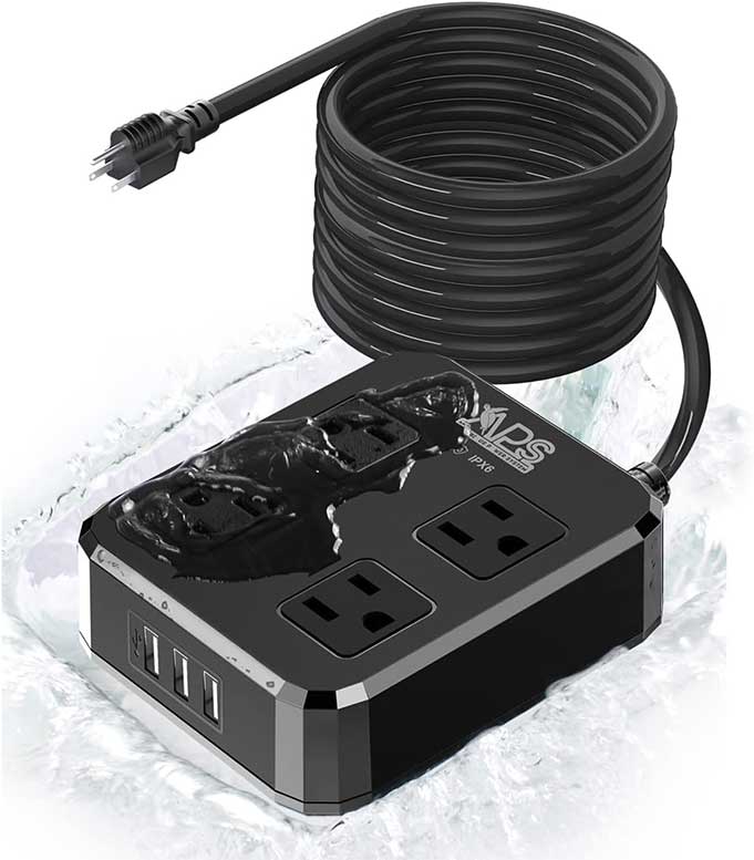 5 Best Outdoor Waterproof Power Strips [2023 Updated]