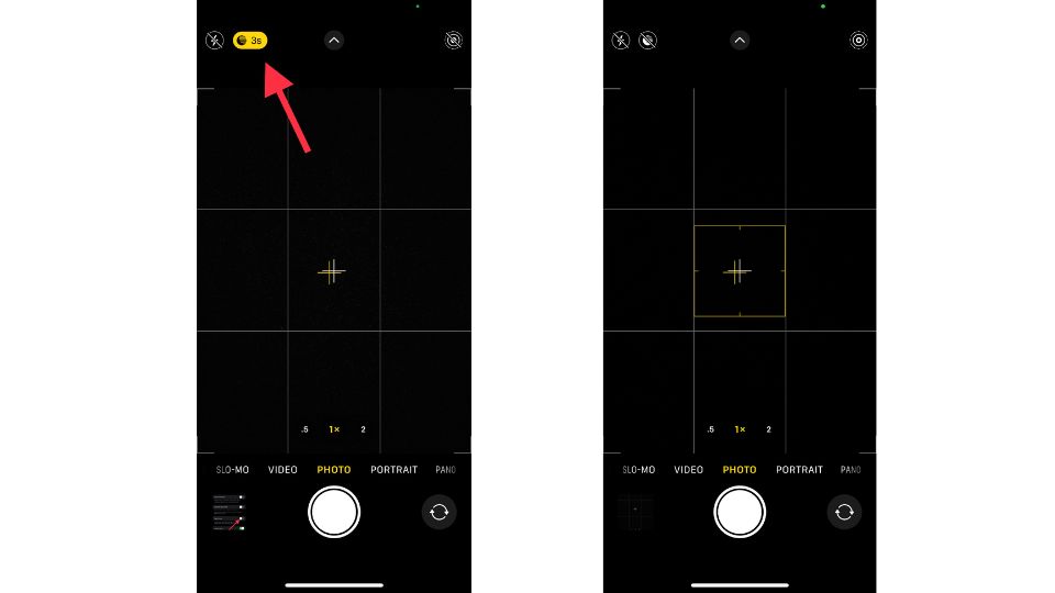How to turn off Night Mode on iPhone Camera