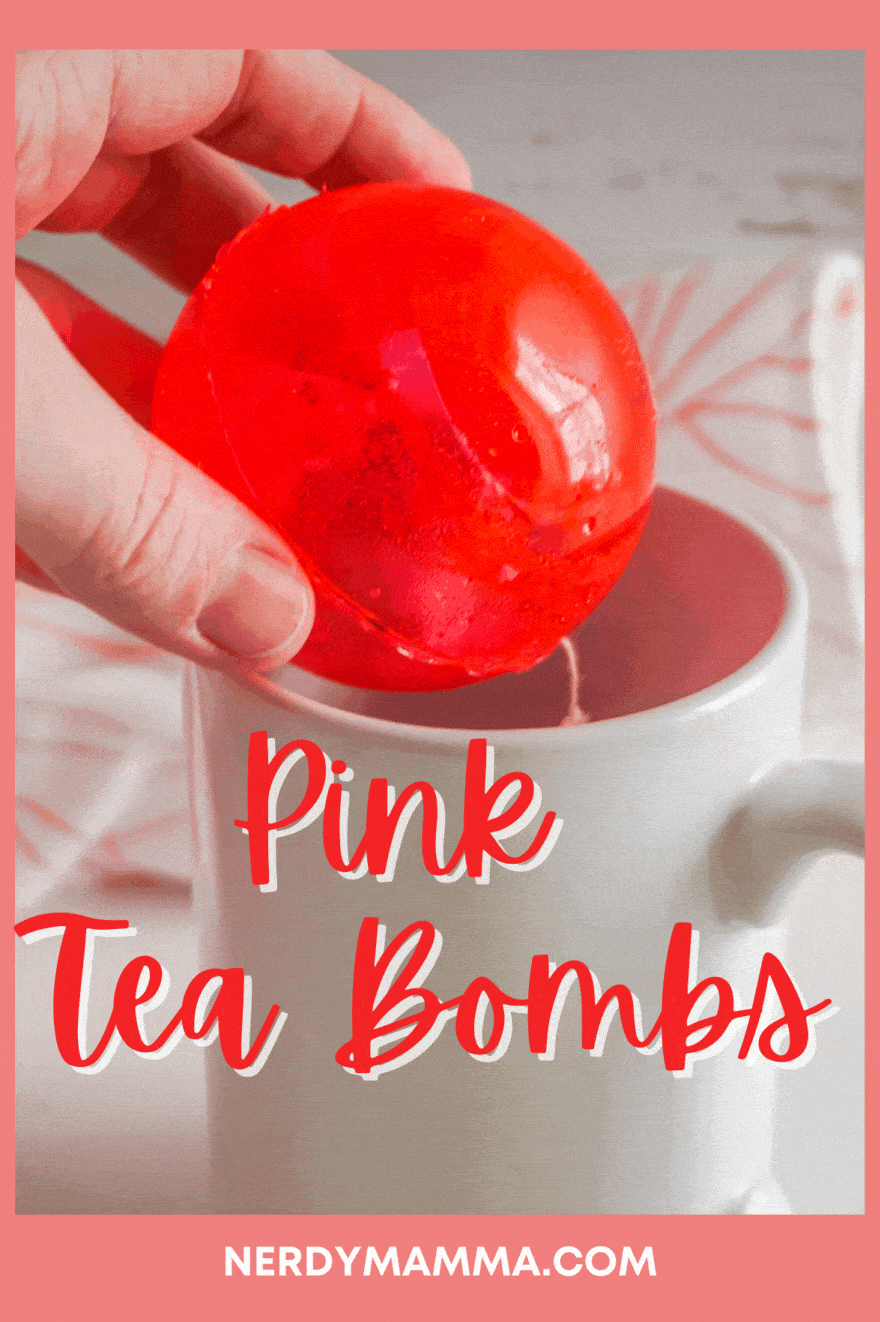 How to Make Easy Pink Tea Bombs Nerdy Mamma