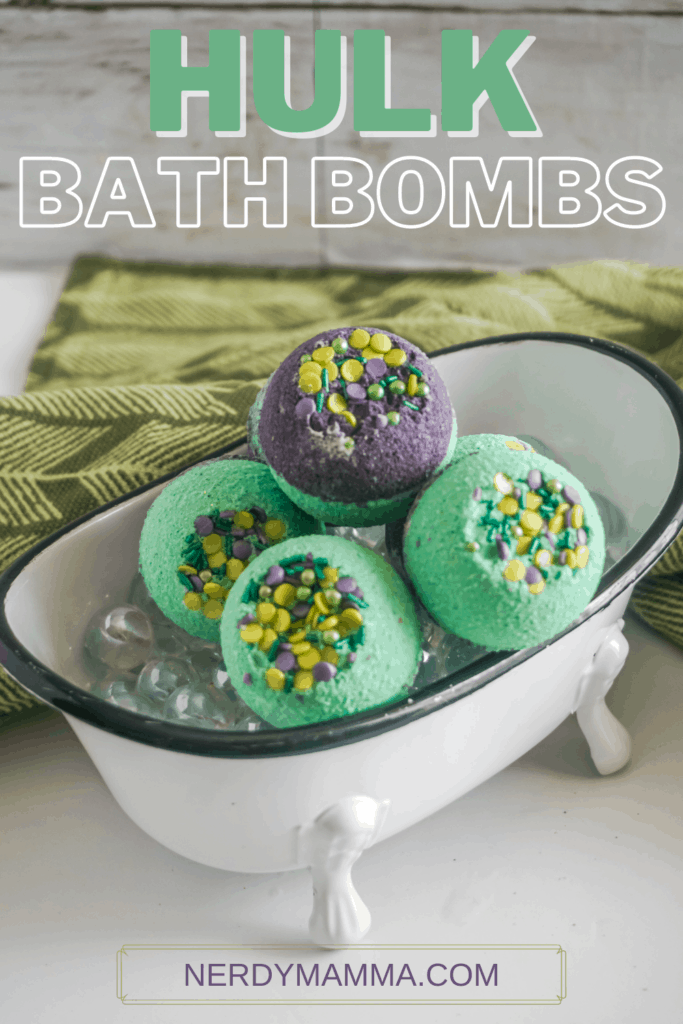 Hulk Bath Bombs Bath Bomb that Smash Nerdy Mamma