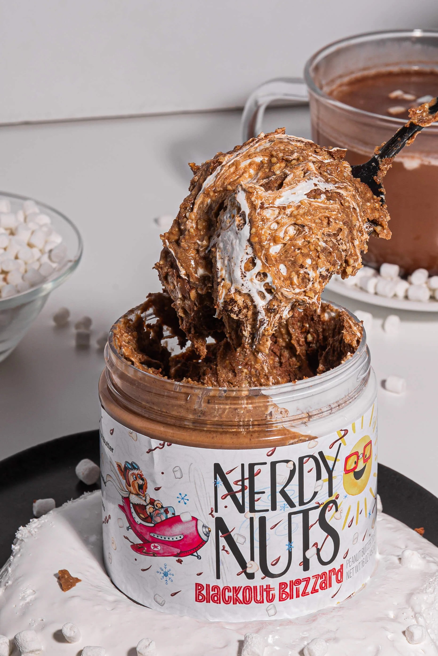 Blackout Blizzard Peanut Butter Treat Nerdy Nuts