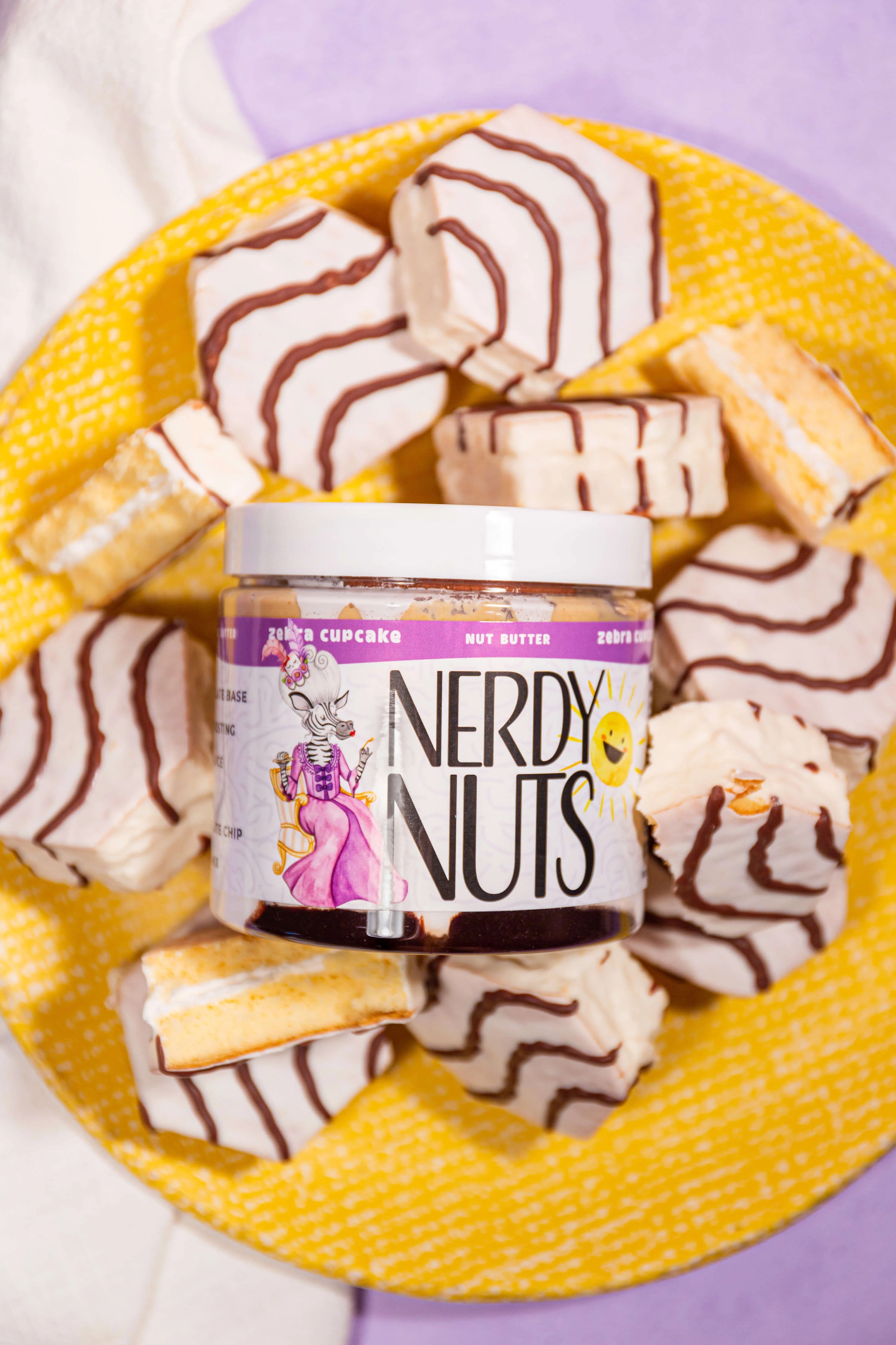 Zebra Cupcake Nut Butter Treat Nerdy Nuts