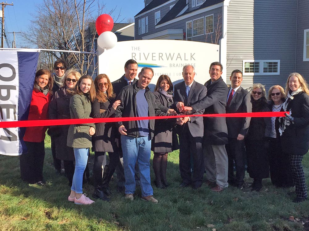 Jack Conway Realtors host ribbon cutting for 12unit Riverwalk NEREJ