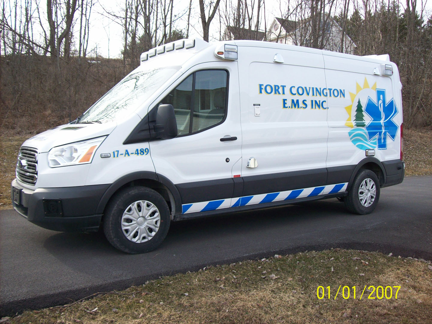 Fort Covington takes delivery of Wheeled Coach Transit! North Eastern