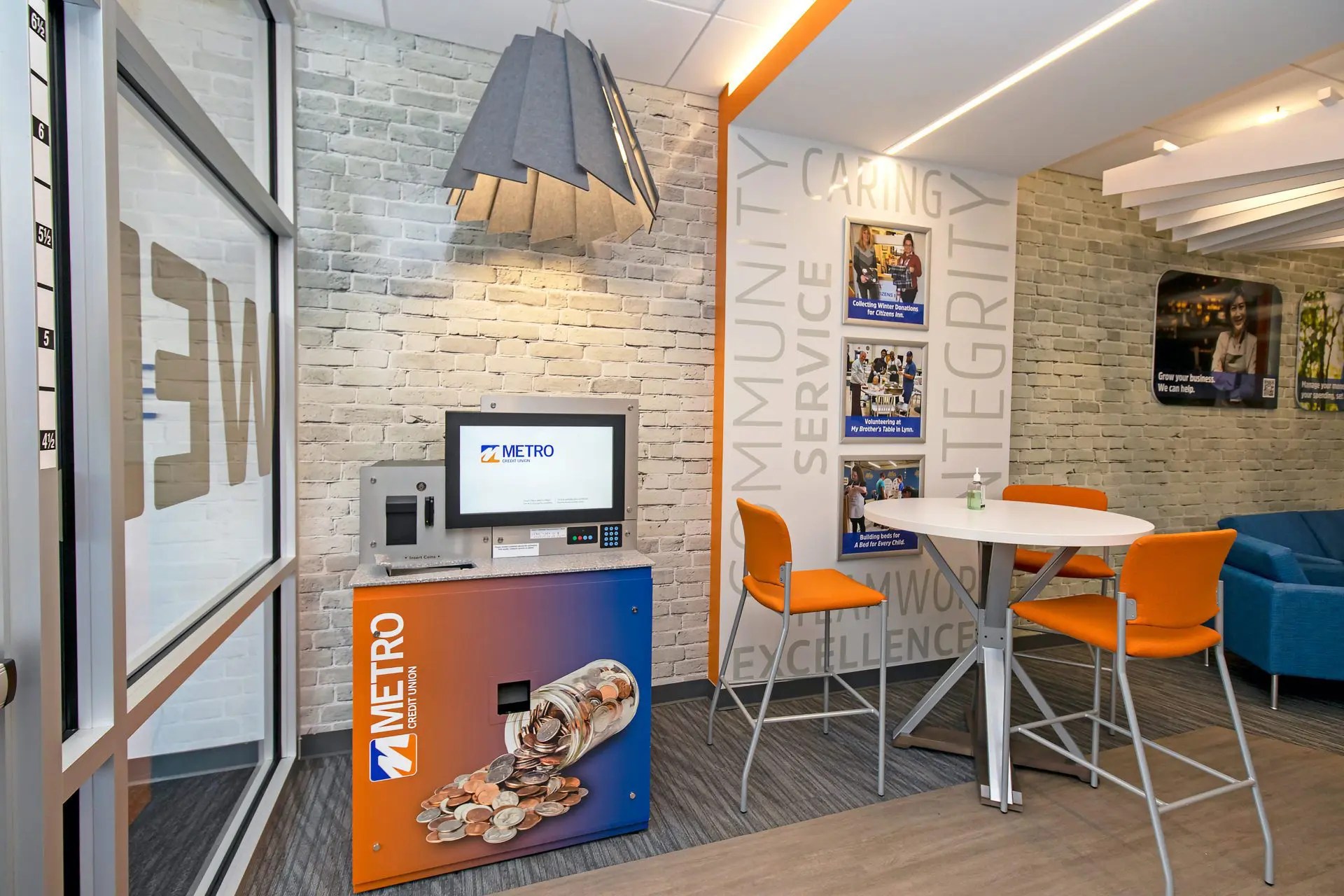 Metro Credit Union Coin Machine & Waiting Area NES Group