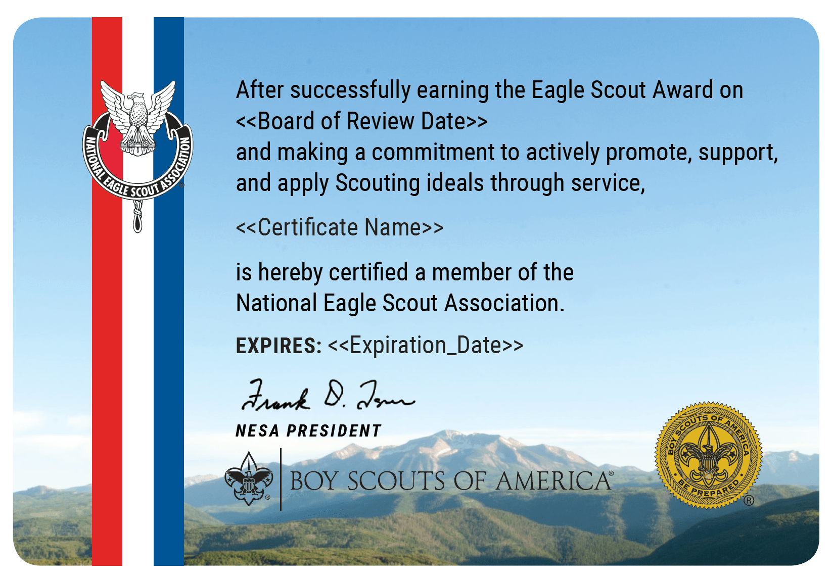 Resources The National Eagle Scout Association
