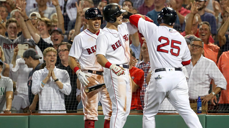 Red Sox Wrap Steve Pearce's Three Home Runs Help Boston Rout Yankees