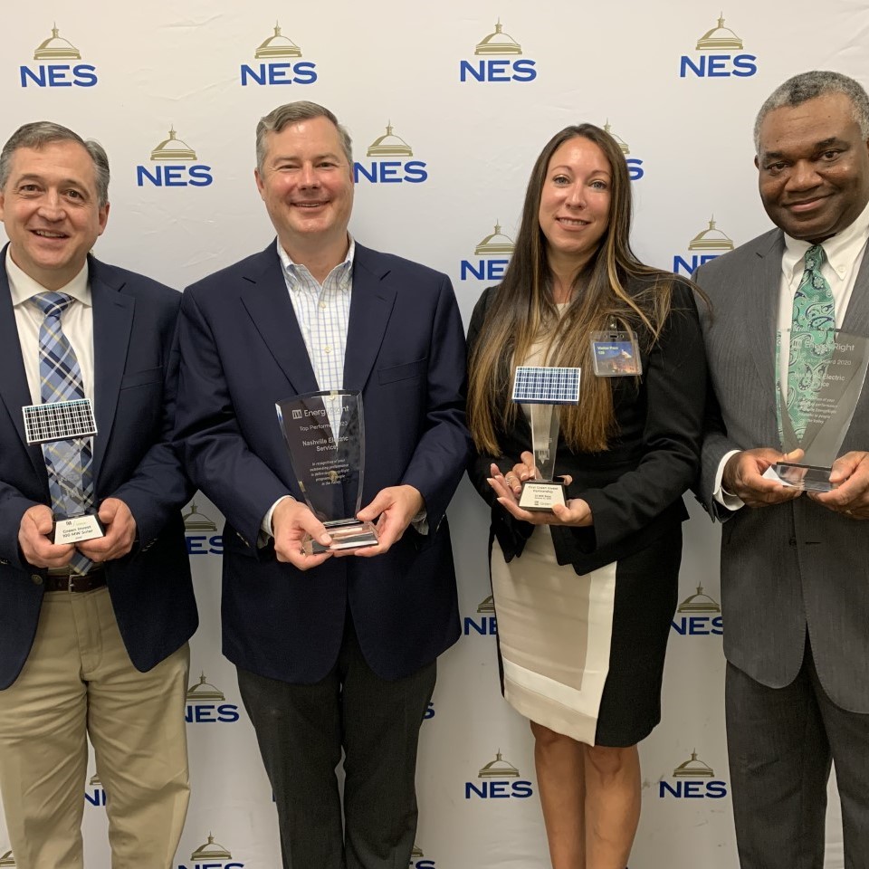 NES Recognized by TVA for smart energy use & renewable energy programs