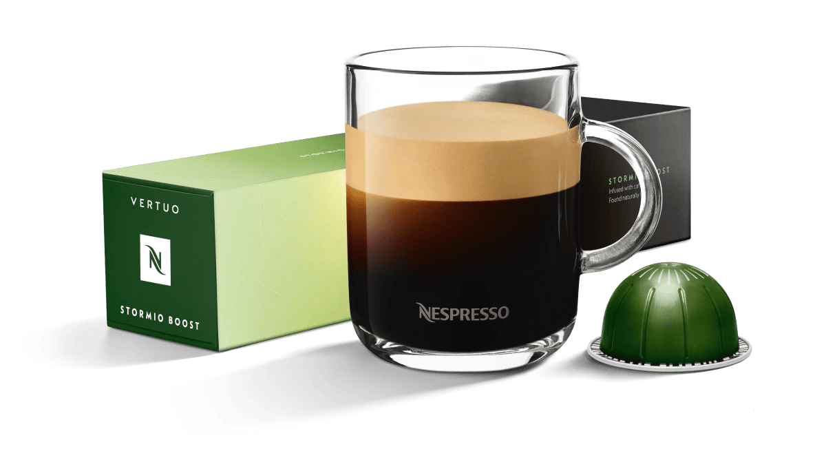 VERTUO MUG Stormio GO +20 Caffeine Nespresso Coffee & Espresso