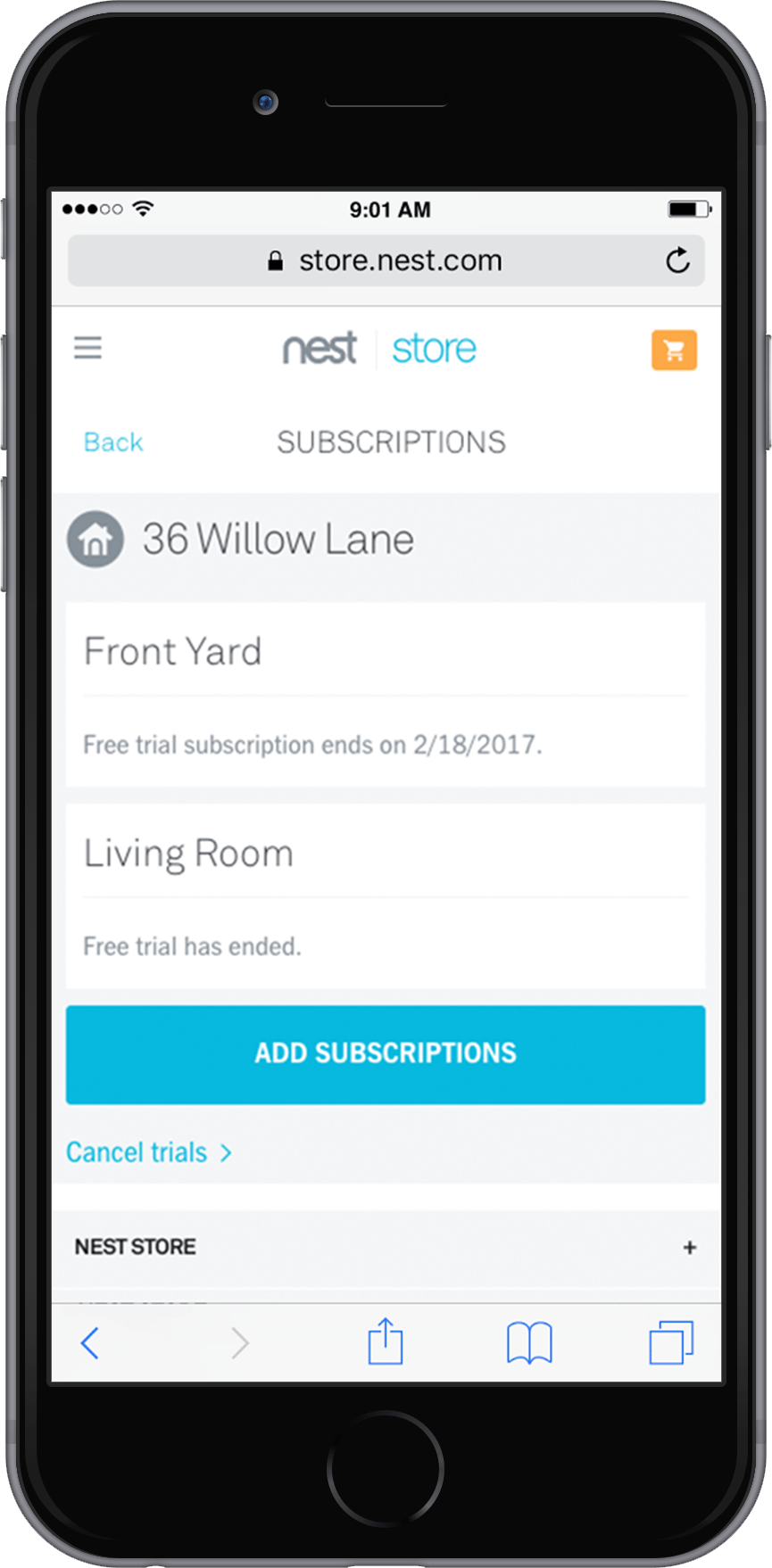 FAQs about the free Nest Aware trial for Nest cameras