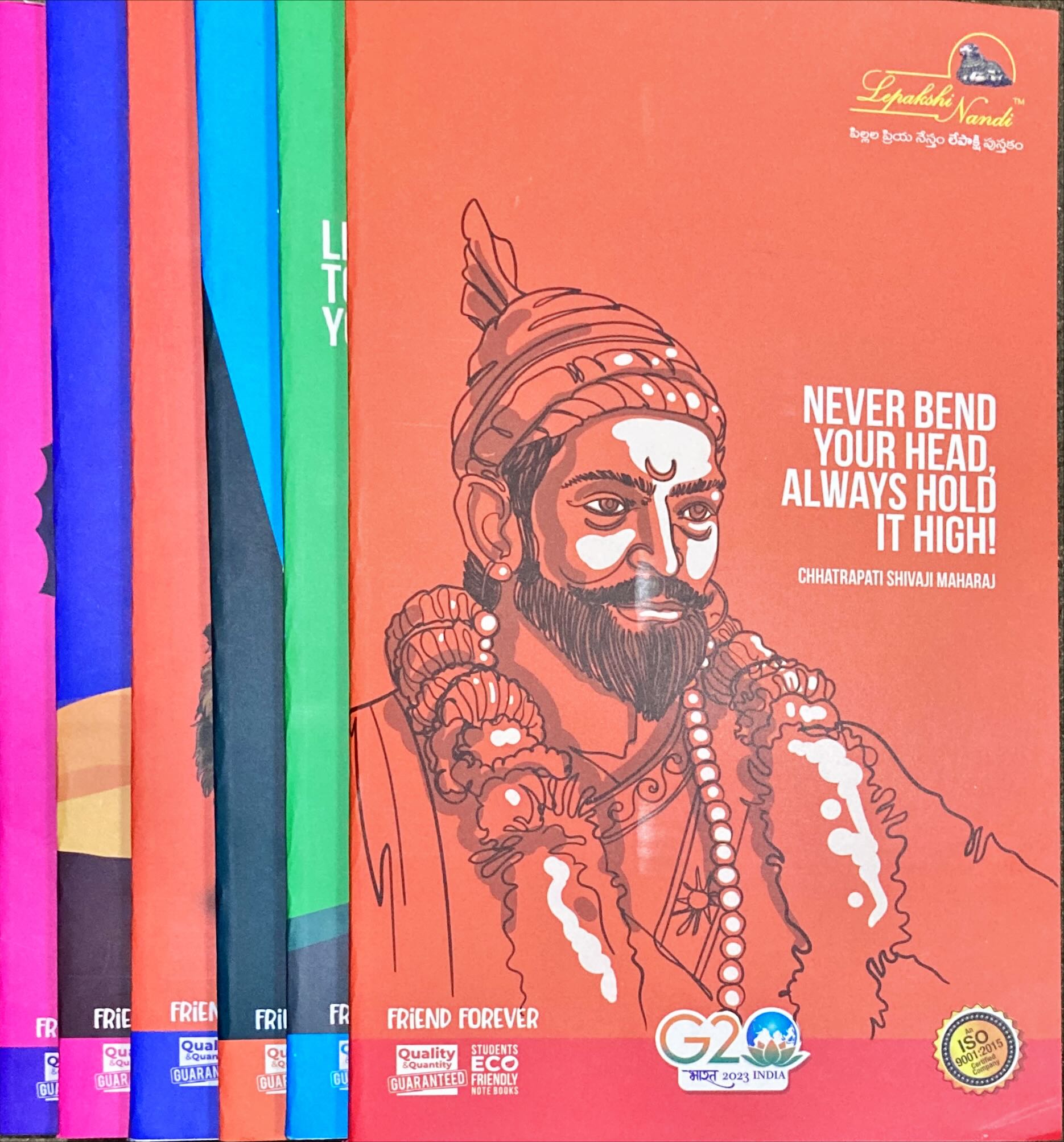 Lepakshi Nandi Long Note Book White 192 Page (Set of 6) NestamBuy