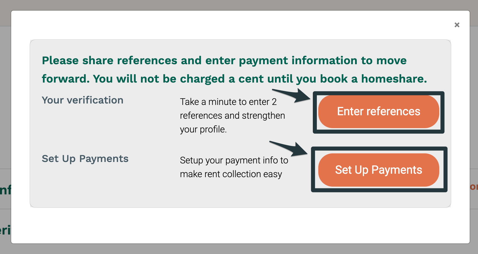 What steps do I take to confirm a homeshare with a Host? Nesterly