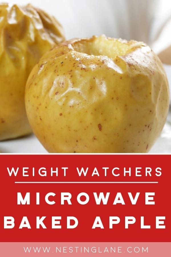 Weight Watchers Microwave Baked Apples Nesting Lane