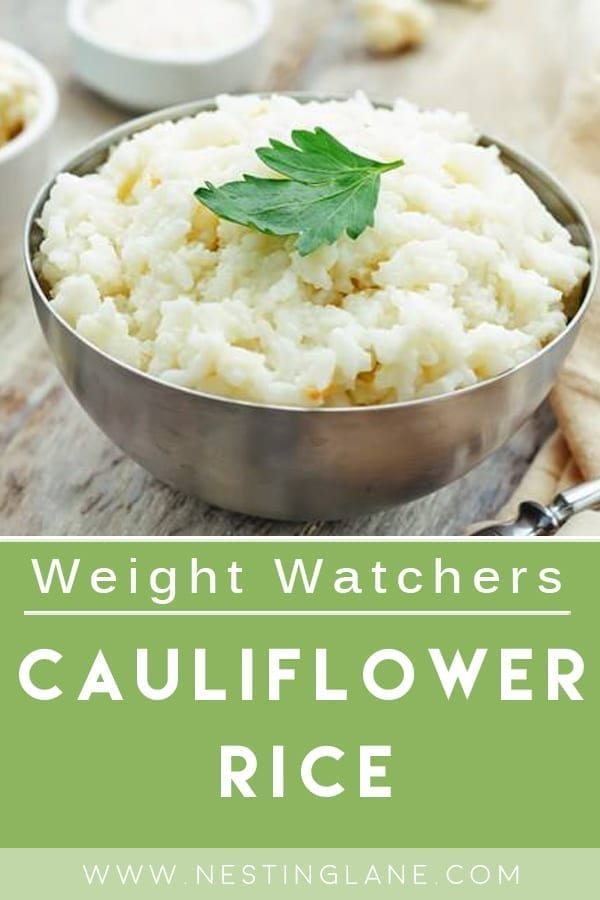 Weight Watchers Cauliflower Rice Nesting Lane Recipes