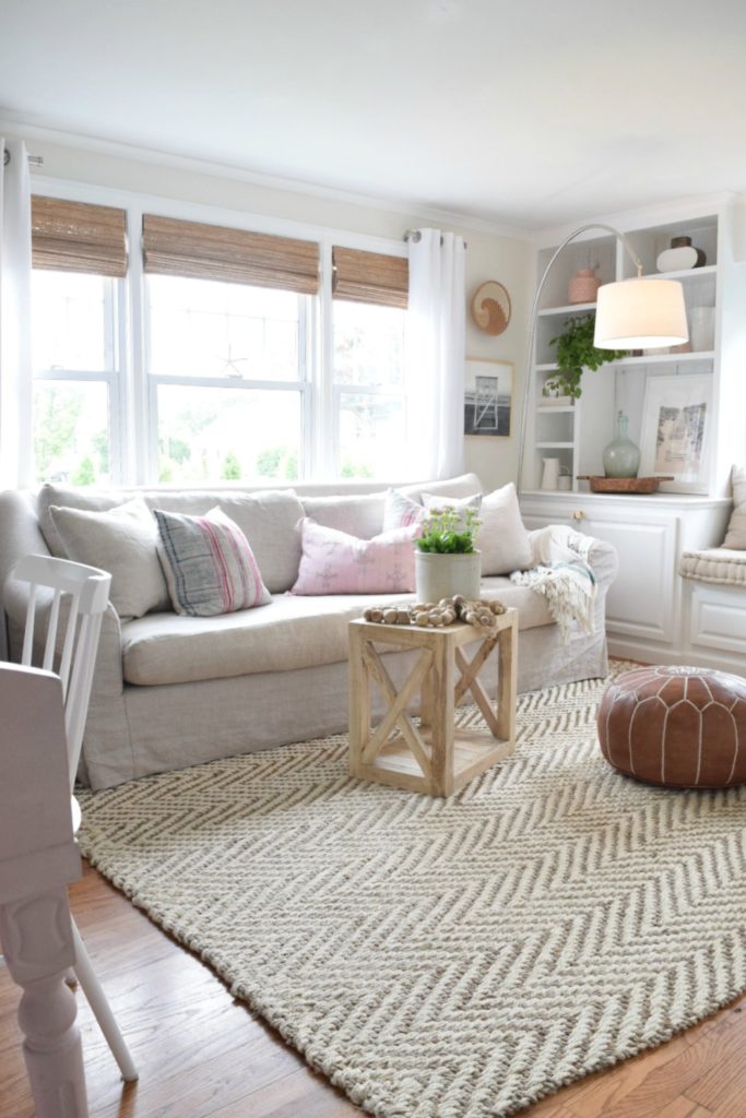 Jute Rug Review in Our Living Room Nesting With Grace